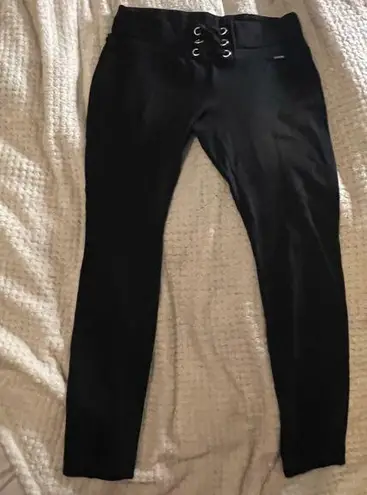 Tahari 8/10 black cotton spandex jeggings