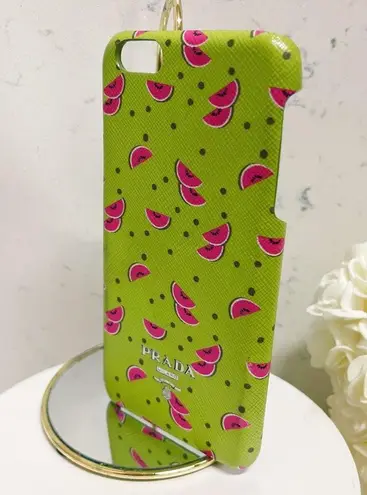 Prada Authentic  Lime Green & Pink Watermelon Phone Case