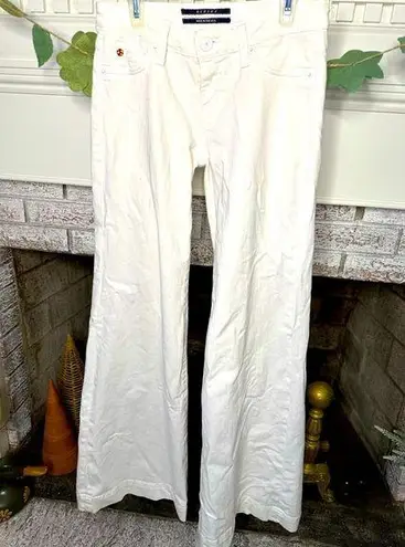 Hudson Jeans Hudson size 25 Gwen wide leg white denim jeans