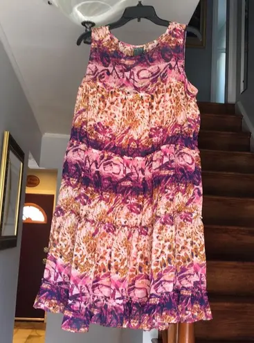 Gabby Skye Sleeveless Ombré Effect Dress Sz 12