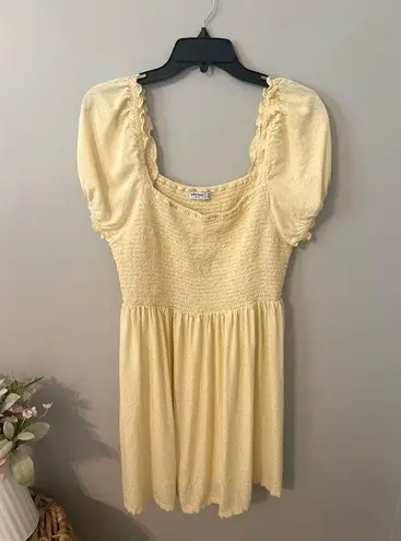 Arizona Jeans Arizona Jean Co. Ditsy Floral Yellow Dress, Juniors XL