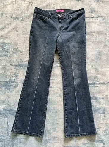 Glo High Rise Flare Leg Jeans Junior's Size 13 Long Blue