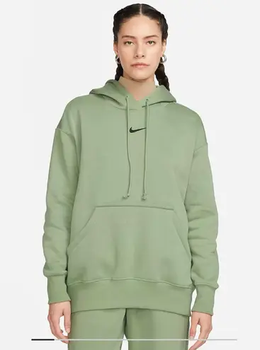 Nike Oil Green  Phoenix Fleece Hoodie