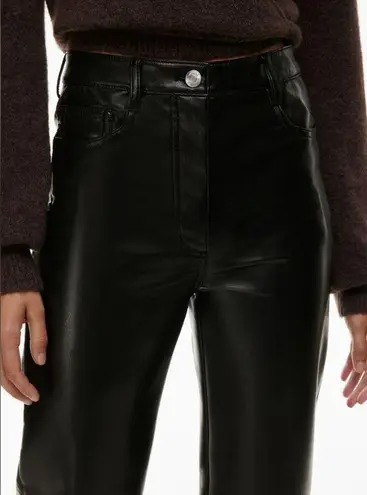 Wilfred NEW Aritzia  The Melina High-waisted Vegan Leather Pants Black