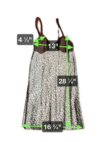 Intimate Style Short Small Leopard Print Nightgown Pajamas Comfortable Night