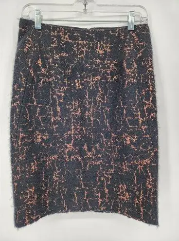 Donna Karan  Collection Black Wool Blend Skirt Women's Size 4