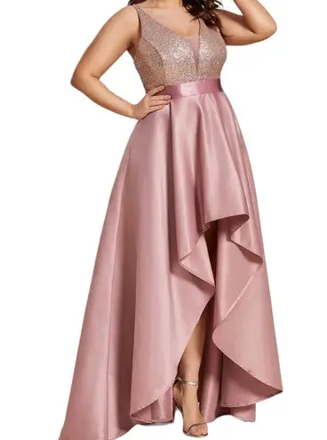 Ever Pretty Sleeveless High Low Sequin Evening/Prom Dress
