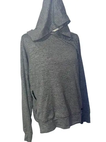 Jaanuu  Gray Heathered Hoodie, Size XL