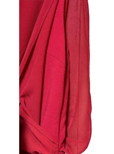 Esley  Sleeveless Retro Dress Red Women's Size S