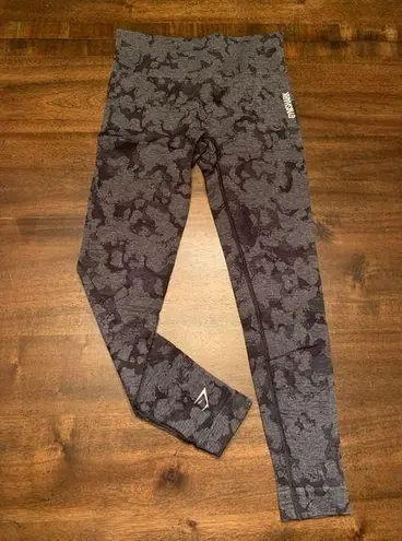 Gymshark  Adapt Camo Seamless Leggings Black Women’s Small - Image 1