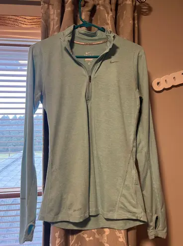 Nike Light Blue  1/2-Zip Running Top thumbnail 1