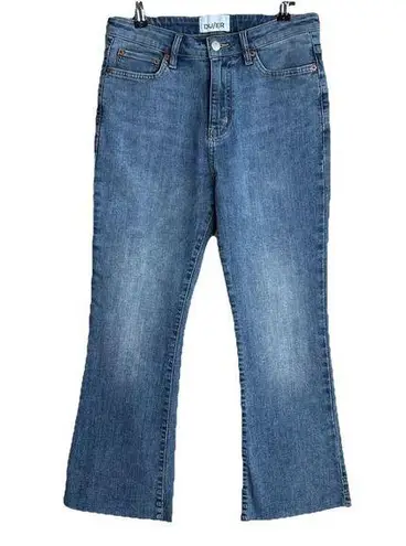 DU/ER jeans Womens 28 Blue Cropped Bootcut Flare Medium Wash