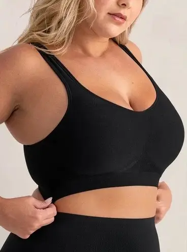 Truekind Daily Comfort Wirefree Shaper Bra Black 2XL Size undefined