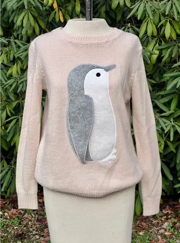 Super Cute Chelsea & Theodore Whimsical Penguin Sweater XS EUC Gray