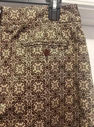 Lady Hagen  Skort Women's Size 8 Brown Stretch Golf Tennis Pickleball Skirt Zip