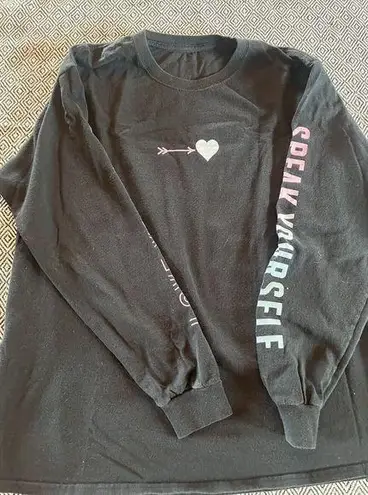 BTS Speak Yourself Tour Black Long Sleeve Shirt Film Strip Large k