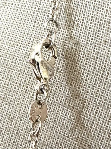 Silver tone Golden Retriever Silhouette Pendant necklace