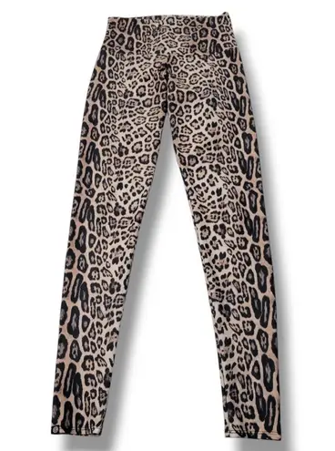 Onzie Pants Size XS W27"L29" Womens Leggings Activewear Athleisure Leopard Print