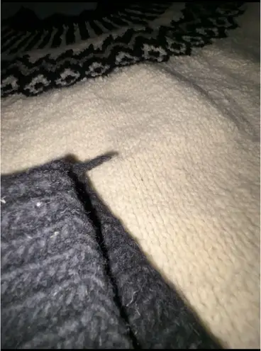 Handmade Handcrafted Ecuadorian Wool Knit Jacket | Andean Folk Art Zip Cardigan | Unisex Cozy Sweater