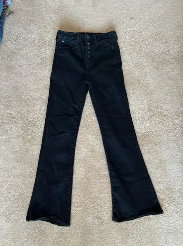 American Eagle Outfitters Black Flare Jeans