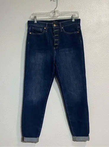 Banana Republic  High Rise Skinny Button Fly Jeans Sz 28