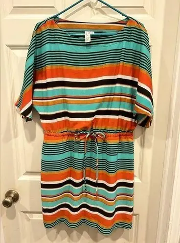 Emma & Michelle  Multicolored Striped Striped Dress size 12