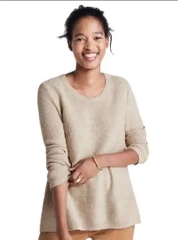 Madewell  riverside texture high lo sweater oatmeal - Image 1