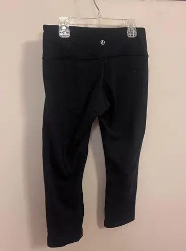 Lululemon Black Capri Leggings