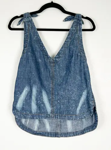 Pilcro Women's Sleeveless Denim Shirt Sz 4