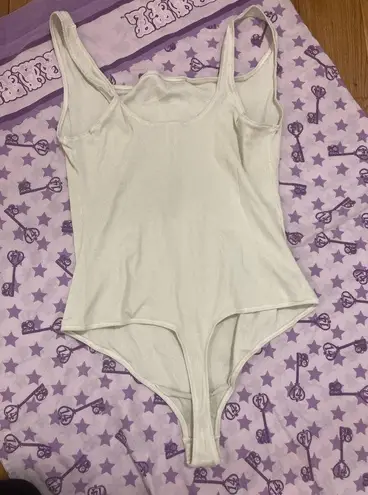 SKIMS Size 3X Ribbed Cotton Bodysuit Top BS-SCN-0653 NWT Rib 3XL Bone