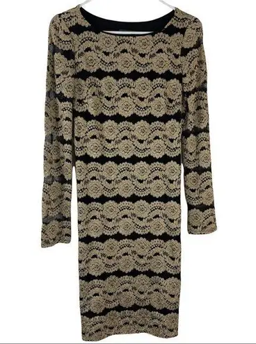 Jessica Howard lace sheath evening dress knee length Size 6