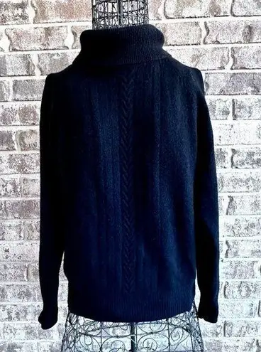 Vintage Grant Park Turtleneck Sweater LRG Black Lambswool Angora Knit Pu… Size undefined