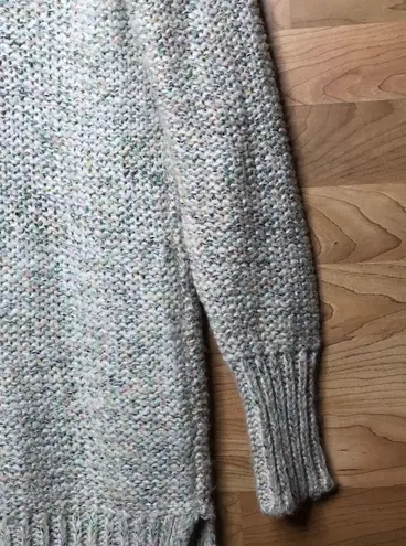 Ruby Moon Back Zip Crewneck Long Sleeve Sweater