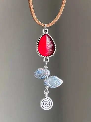 Handmade goth victorian whimsical retro vintage style unique necklace