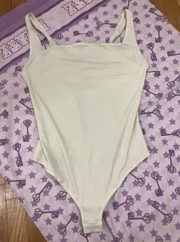 SKIMS Size 3X Ribbed Cotton Bodysuit Top BS-SCN-0653 NWT Rib 3XL Bone