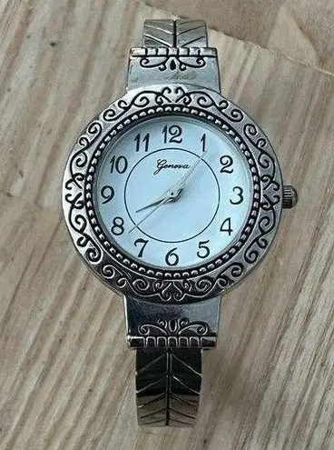 Fashion Watch Geneva Brand Silver