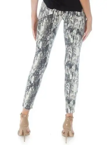 Pistola Revolve Snake Skin Print Raw Hem Jeans size 25