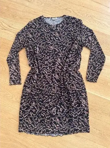 Noisy May  - Nmzammie Mini Dress in Black & Beige