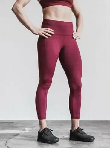 Nobull NWT Women’s High Rise 7/8 Tight - XS - Wine Heather