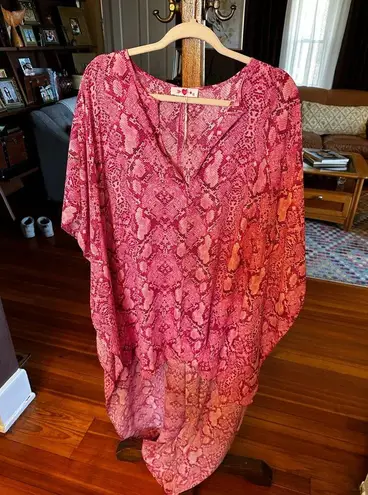 Buddy love Derby high low caftan dress sz M/L RARE Snakeskin Print Size M