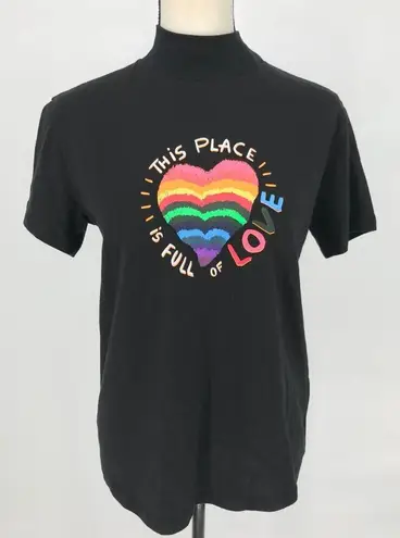 Farm Rio NEW Organic Cotton This Place is Full of Love Graphic Tee Shirt size XS