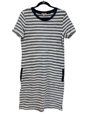Barbour Women’s Newhaven Dress in Chambray Stripe - Size 8