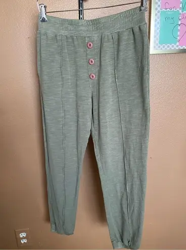 Monrow GUC lounge jogger pants sz Small Green