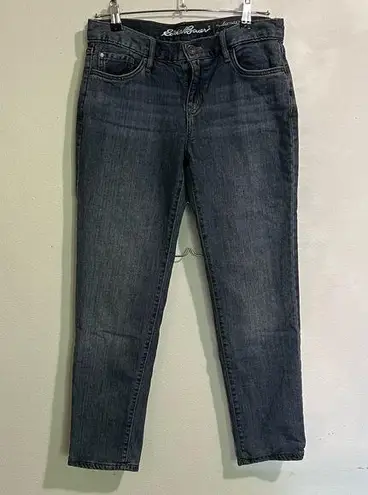 Eddie Bauer  100% cotton lined boyfriend jeans with relaxed leg petite