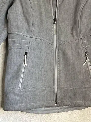 The North Face  Gray Full Zip Fleece Lined Jacket windwall S