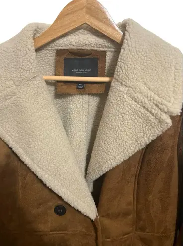 Andrew Marc NWT Marc New York by Jacket Faux Fur Brown Shearling sz XXL
