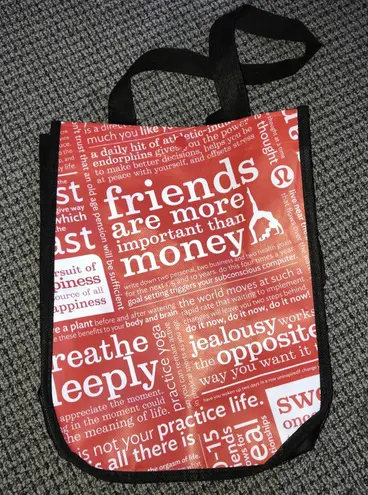 lululemon reusable tote bag