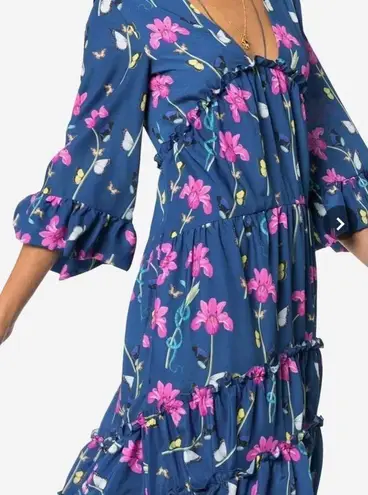 Borgo de Nor Iris floral print midi dress Size 4