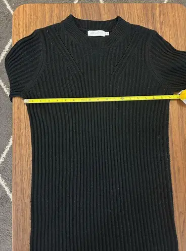 All in Favor  Mid Length Sweater Dress in Black Size Small NWOT