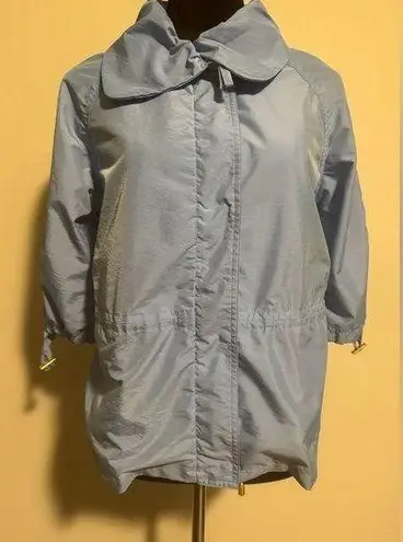 EUC Lilly & Van Blue Zip Up Anorak Jacket size XS